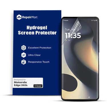Motorola Edge 2024 Compatible Premium Hydrogel Screen Protector With Full Coverage Ultra HD